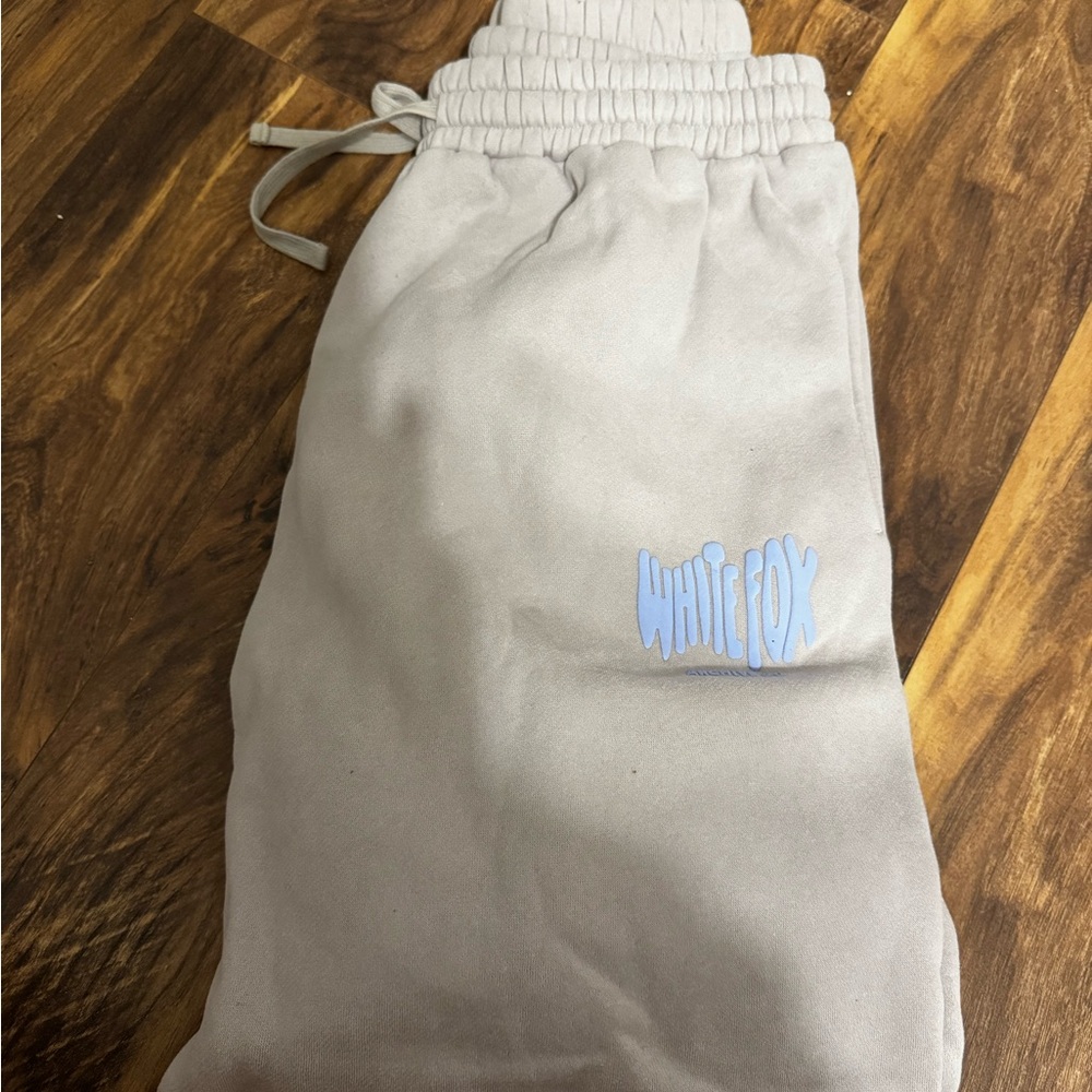 White Fox Boutique Light Gray Joggers